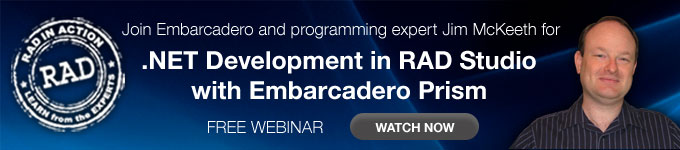On-Demand Webinar: .NET Development in RAD Studio with Embarcadero Prism